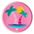 Limited Edition Sobe Palms Circular Sustainable Tray in Aluminum by Altreforme For Sale