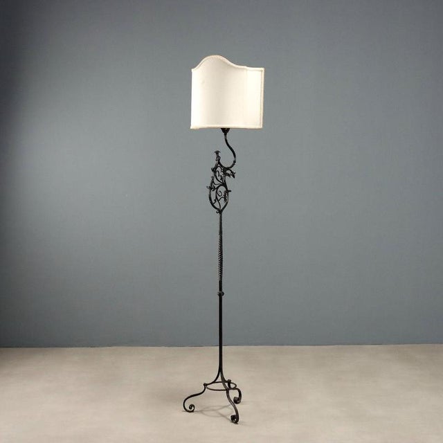 Wrought Iron Floor Lamp For Sale - Image 9 of 9