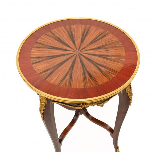 Traditional Empire Side Tables with Occasional Lamps, France, Set of 2 For Sale - Image 3 of 8