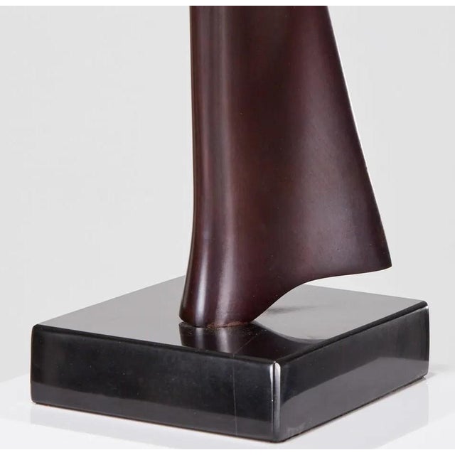 Contemporary 1980s Paul Braslow Bronze & Gilt Modern Sculpture For Sale - Image 3 of 5