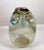 Glass 1970s Richard Ritter Modern Clear Glass with Blue Vessel Sculpture For Sale - Image 7 of 10