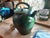 Ceramic Vintage French Provence Green Glaze Gargoulette/Pottery Jug For Sale - Image 7 of 10
