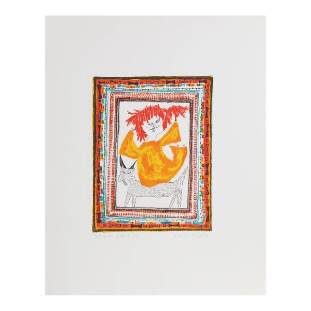 Petite Portrait - Red Hair Girl, Judith Bledsoe For Sale