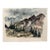 Henry Emil Salloch Original Watercolor on Paper of Mountain Pass, 1956. For Sale
