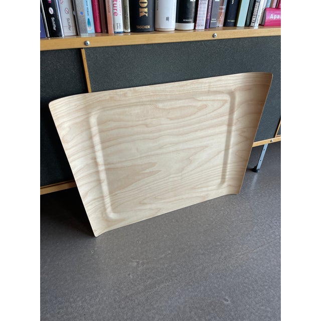 1980s Jean Pierre Boutillier Bentwood Molded Sculpture Tray Axis Paris France For Sale - Image 9 of 9