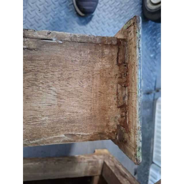 Wood Antique Indian Carved Armoire For Sale - Image 7 of 18