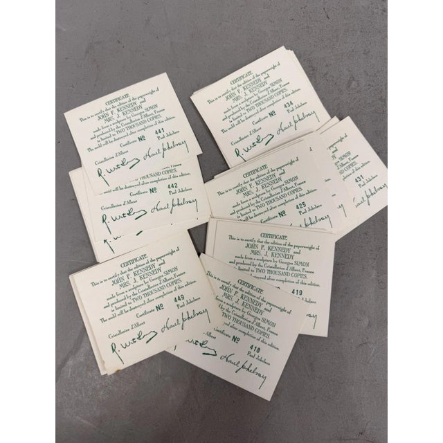 Cristal d'Albret France JFK Jackie Kennedy Sulphide Paperweight Faceted Green For Sale - Image 10 of 17