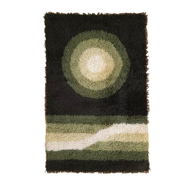 Textile Danish Wool Wall Rug by Ege Taepper, Denmark, 1970s For Sale - Image 7 of 7