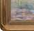 Textile Antique Arts and Crafts Era American Impressionist Mountain Landscape Oil Painting For Sale - Image 7 of 7