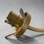 Mid-Century Modern Brass and Textured Glass Double Wall Sconce, 1950s For Sale - Image 11 of 14