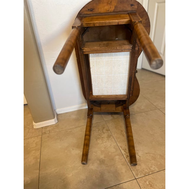 Mid 20th Century Great Wood Vintage Kidney-Shaped Accent Table For Sale - Image 5 of 12