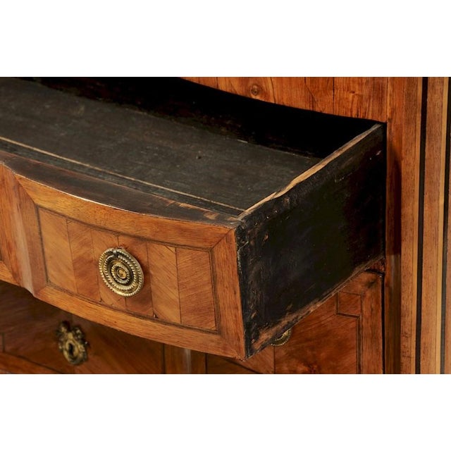French Late 19th Century Louis XV Style Marble Top Commode For Sale - Image 3 of 8