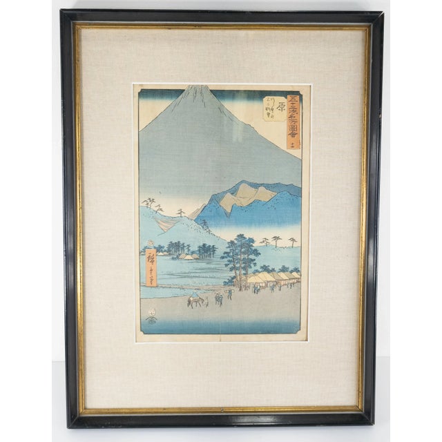 Japanese Woodblock Print by Utagawa Hiroshige For Sale - Image 11 of 11
