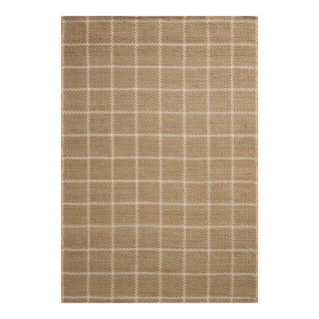 Chris Loves Julia x Loloi Fletcher Natural / Ivory 2'-6" x 7'-6" Runner Rug For Sale