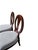 Wood 1990s Ethan Allen Horizons Dining Side Chair Pair Wood Oval Slat Back Accent Living Room For Sale - Image 7 of 15