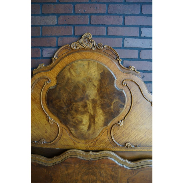 Early 20th Century Antique French Style Full Bed Frame For Sale - Image 5 of 10