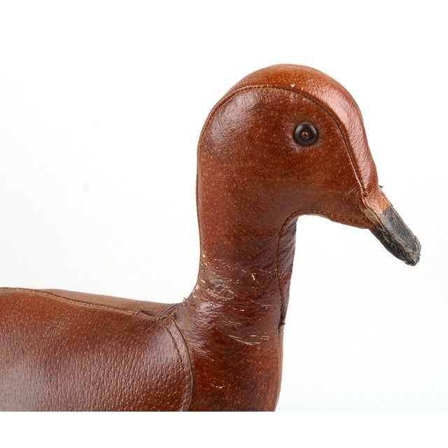 Figurative Abercrombie & Fitch Leather Duck For Sale - Image 3 of 4
