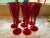 Ruby Red Tall Handblown Champagne Flutes Set of 8 For Sale In Seattle - Image 6 of 10