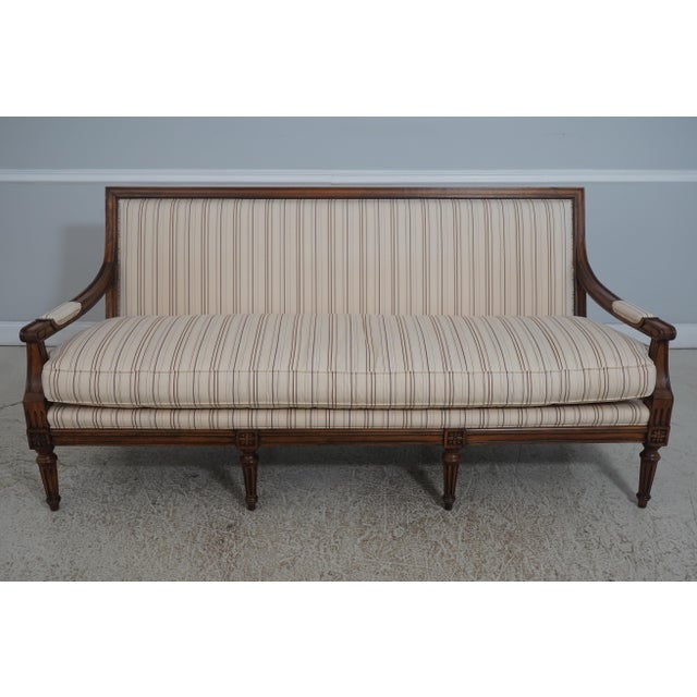 Age: Approx: 15 Years Old Details: Mahogany Down Seat Cushion Fine Carved Details High Quality Construction Large...