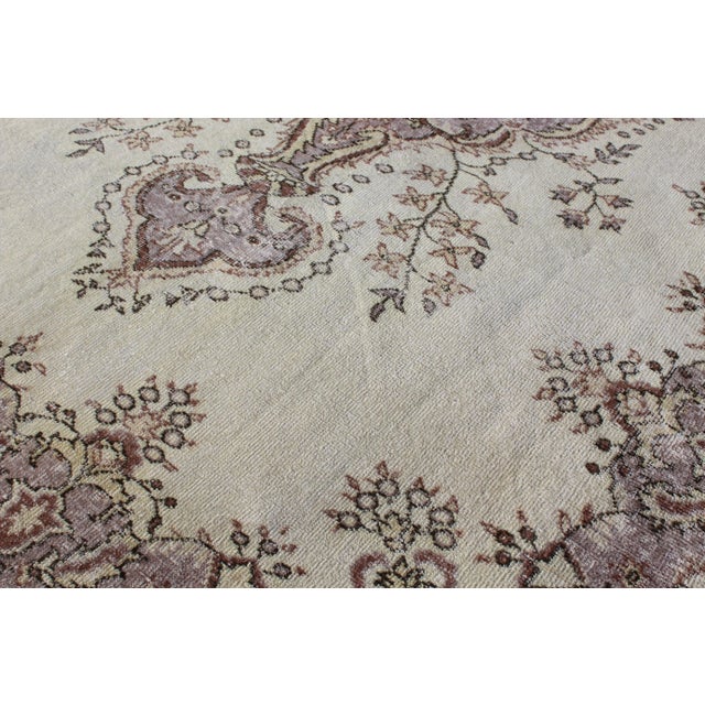 1960s Vintage Turkish Anatolian Area Rug - 66"x106" For Sale - Image 5 of 13