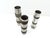 Brutalist Brutalist Metal Vases from BMF, Germany, 1970s, Set of 3 For Sale - Image 3 of 8