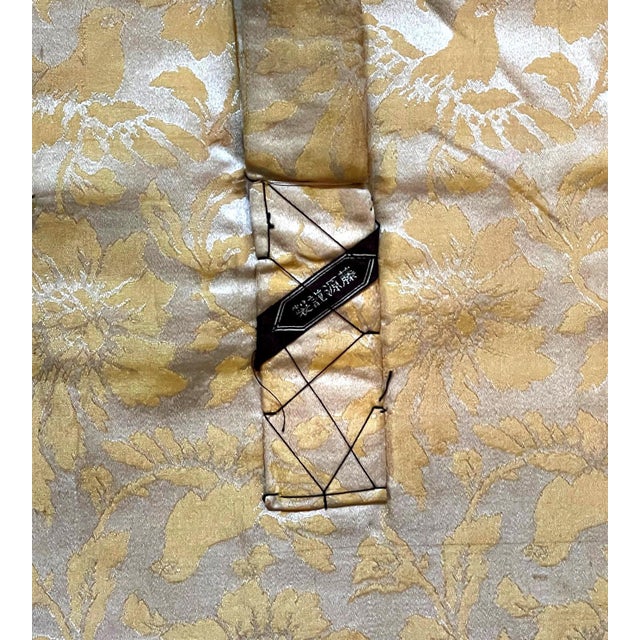 19th Century Antique Silk Kesa Monk's Patched Robe Meiji Period For Sale - Image 5 of 17