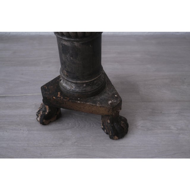 Antique Wired Candalabra Floor Lamp, 1800s For Sale - Image 11 of 18