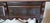 Antique Spanish Revival Sideboard With Tooled Leather Drawers Fronts & Brass Tacks