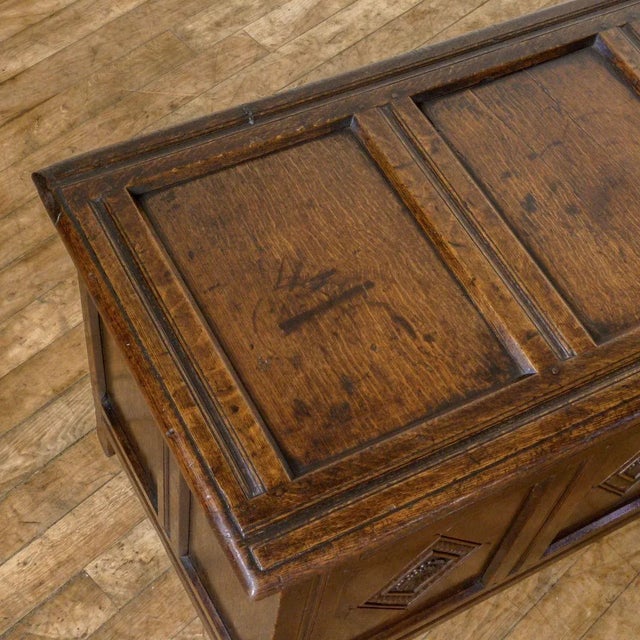 This is a lovely piece, virtually untouched, of 17th Century furniture. Other than a strengthening bracket on the...