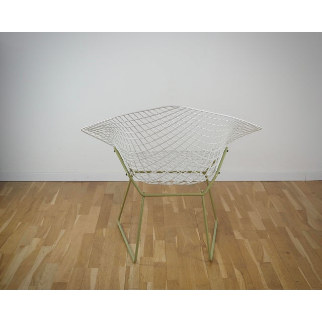 Olive Diamond Chairs by Harry Bertoia for Knoll International, 1980s, Set of 2 For Sale - Image 8 of 17