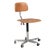 Danish Kevi Office Chair in Butthide Leather attributed to Jørgen Rasmussen, 1960s For Sale