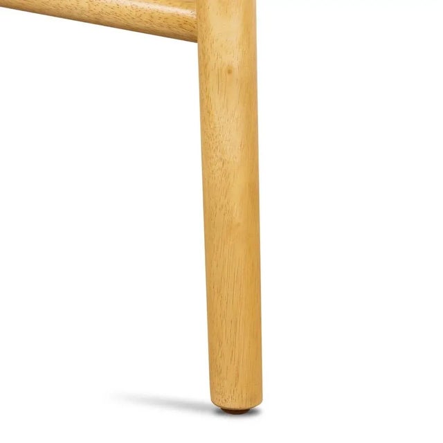 Wood Four Hands Union Saddle Counter Stool, Smoked Natural For Sale - Image 7 of 9