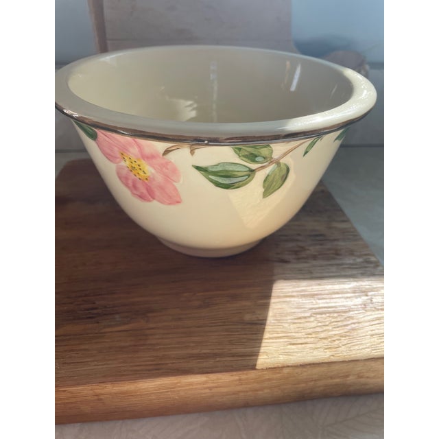 Rare 1950s Franciscan Desert Rose Nesting Bowls - Set of 3 (Made in Usa) For Sale - Image 13 of 13