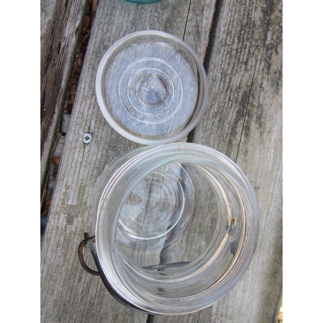 Ball Eclipse Wide Mouth Bail Jar- Lot of 2 Vintage With Lids 1930s-1960s For Sale - Image 11 of 11