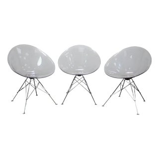 Eros Chairs by Philippe Starck for Kartell, Italy, 1999, Set of 3 For Sale