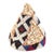Early 20th Century Kuba Beaded Noble's Hat with Cowrie Shells For Sale