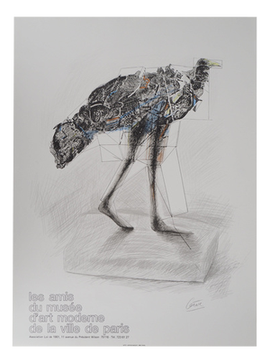 Caesar, Hen on the Move, 1980, Lithograph