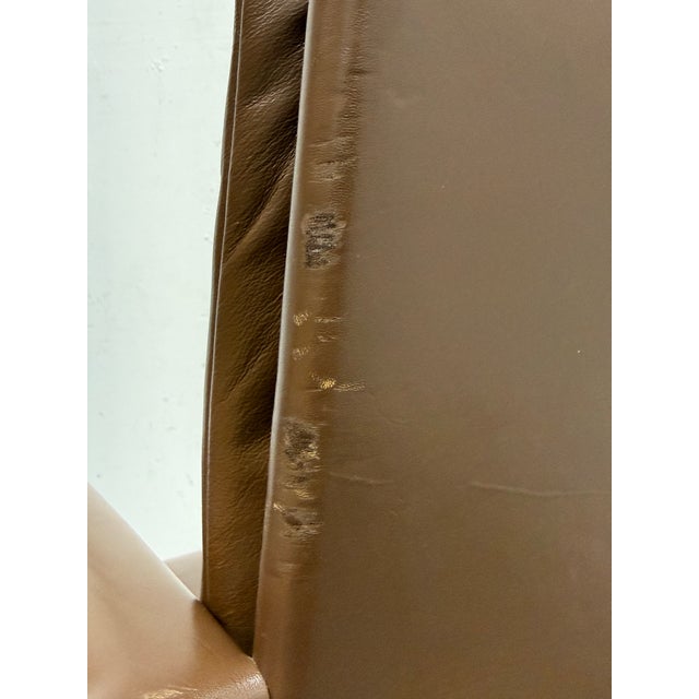 Mario Bellini for Roche Bobois Vitra Figura Leather Desk Chair For Sale - Image 12 of 12
