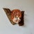 Antique Hand Painted German Carved Wood Cherub Angel Decorative Wall Ornament. This cheeky antique piece is a bit...