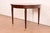 French Kindel Furniture French Regency Louis XVI Cherry Wood Dining Table or Breakfast Table, Newly Refinished For Sale - Image 3 of 11