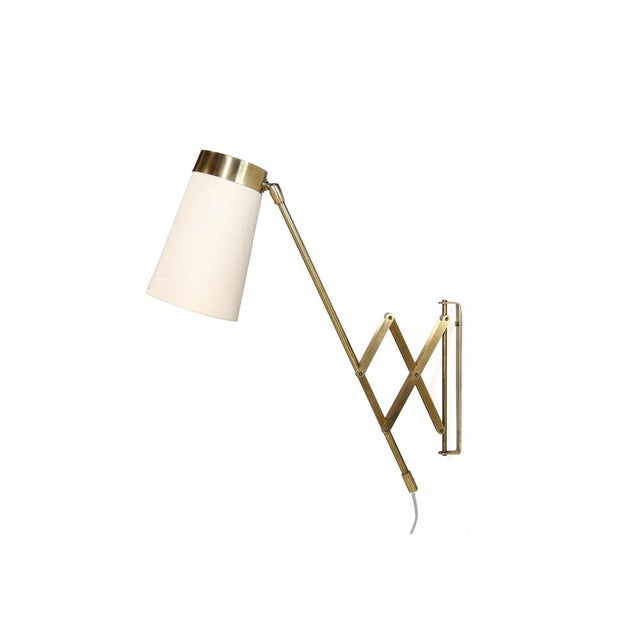 Brass Wall Lamp by Th. Valentiner, 1950 For Sale - Image 6 of 6