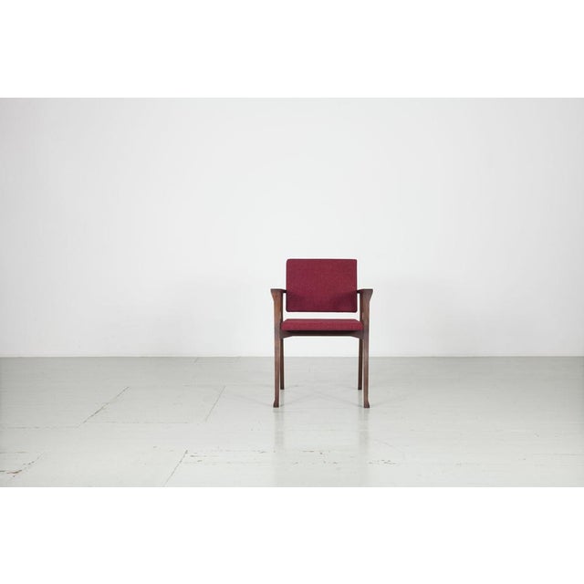 Model Luisa Armrest Chairs by Franco Albini for Poggi, Pavia Italy, 1955, Set of 6 For Sale - Image 14 of 18