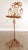 High Quality Distressed Finish Gilt Painted Wrought Iron Adjustable Height Music Stand