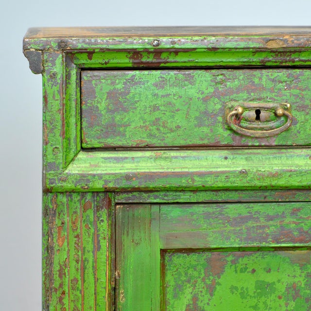Green Pine Dresser, 1910s For Sale - Image 9 of 17