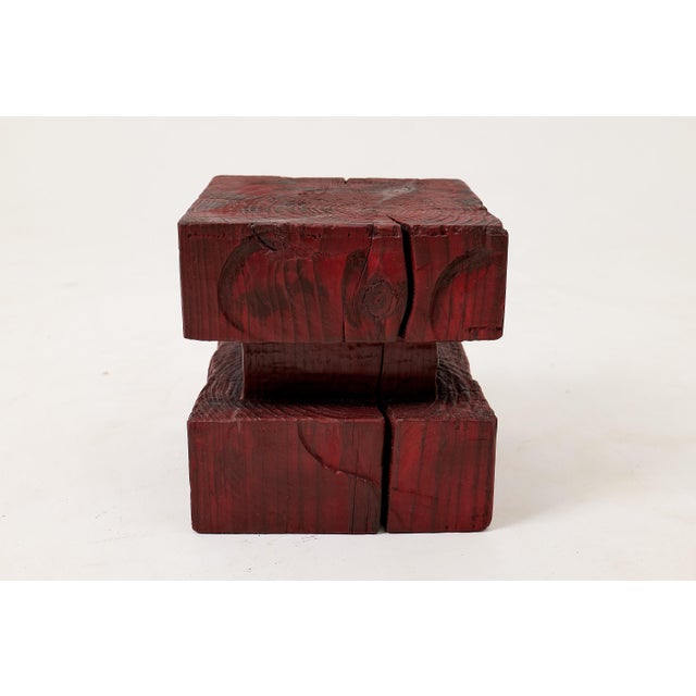 Blunt, dense, and completely sure of itself, this stool is one of the most elemental objects in the Logniture collection....