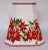 Christmas Lamp Shade With Vintage Poinsettia/Holly Fabric For Sale - Image 4 of 8