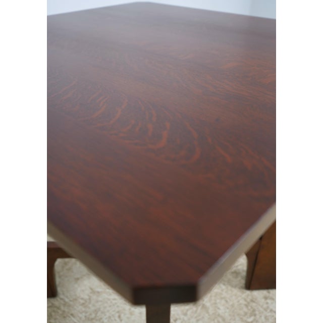 Stickley Highlands Arts & Crafts Pub Dining Table For Sale - Image 10 of 13
