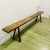 Vintage Rustic Oak Long Bench For Sale - Image 6 of 8