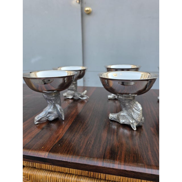 Vintage Ice Cream Cups, 1970, Set of 6 For Sale - Image 12 of 14