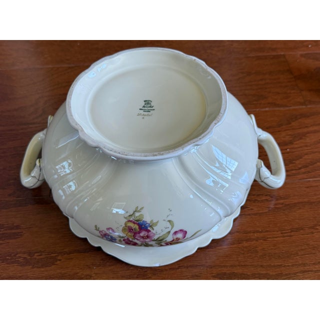 Rare Rosenthal Elfenbein Viktoria Lombul Antique White Colored Soup Tureen Kronach Germany For Sale In Baltimore - Image 6 of 12